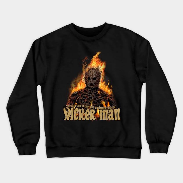 Wicker Man Crewneck Sweatshirt by Hiraeth Tees